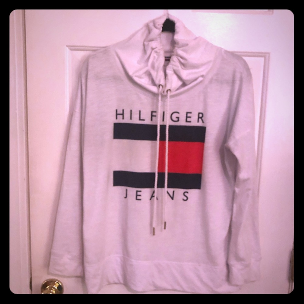 Tommy Hilfiger drawstring neck shirt